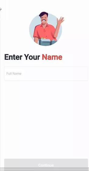 Enter Your Name 