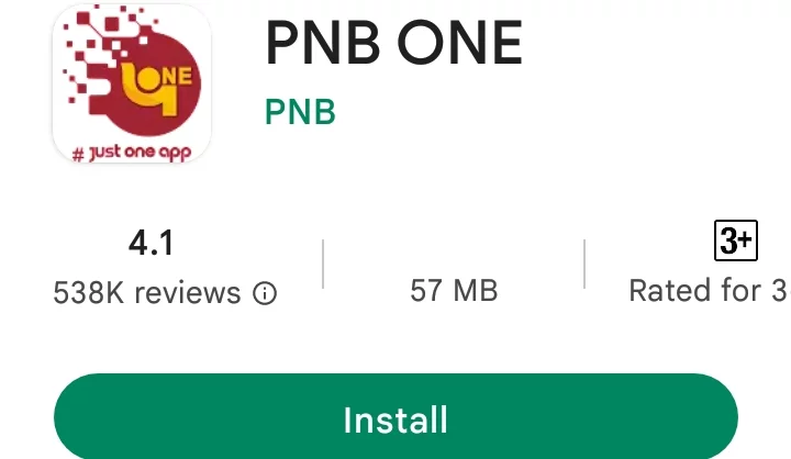 PNB ONE मोबाइल ऐप खोलें