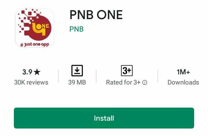 PNB ONE ऐप डाउनलोड और इंस्टॉल करें: