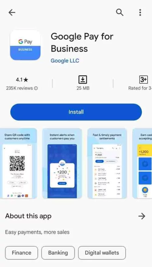 install Google Pay app
