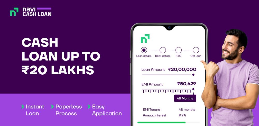 How to take loan easily through Navi App?